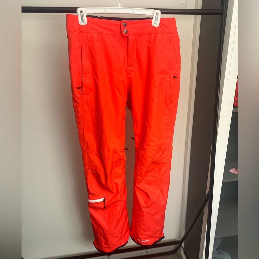 🔥SALE Columbia Omni-Tech Mens Neon Ski Pants - M